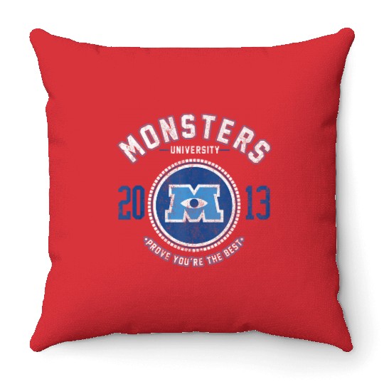 Disney Monsters University Logo Premium Throw Pillows