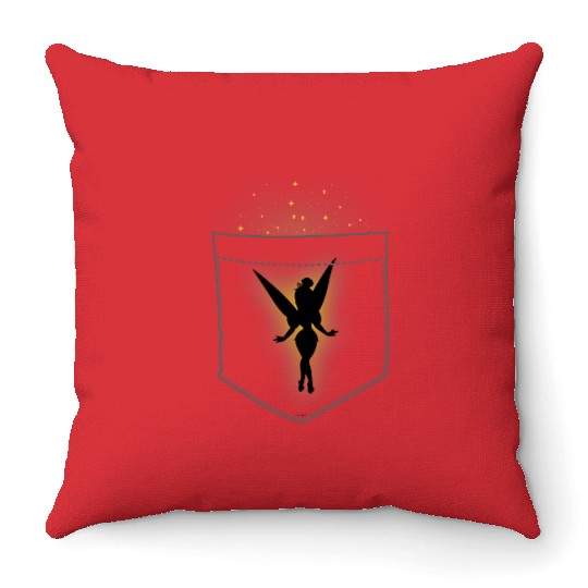 Disney Tinker Bell Small Pocket Glow Throw Pillows
