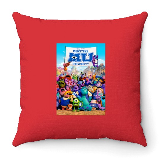 Disney Pixars Monsters University Throw Pillows