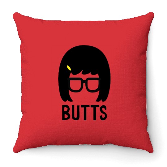 Bobs Burgers Tina Belcher Butts Throw Pillows