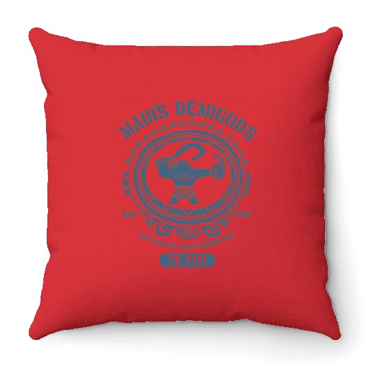 Disney Moana Mauis Demigods Graphic Throw Pillows