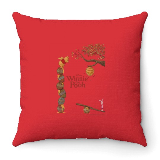 Disney Winnie The Pooh Piglet Honey Pot Stack Throw Pillows