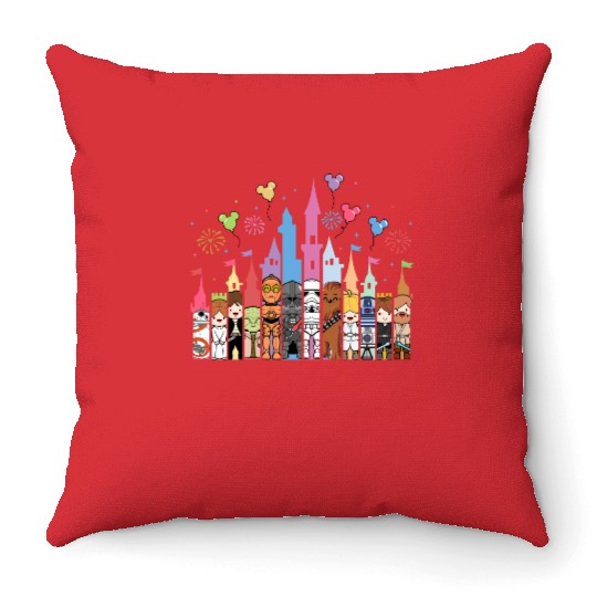 Star Wars Castle Throw Pillows, Star Wars Balloon Throw Pillows, Disney Star Wars Throw Pillows