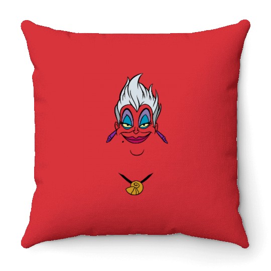 Disney Villains Ursula Big Face Throw Pillows