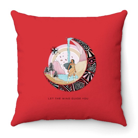 Disney Pocahontas Let The Wind Guide You Throw Pillows