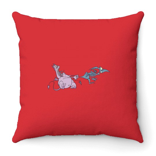 Disney Hercules Pain And Panic Being themselves Chest Logo Throw Pillows