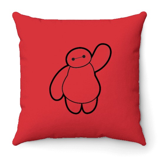 Disney Big Hero 6 Baymax Waiving Pocket Throw Pillows