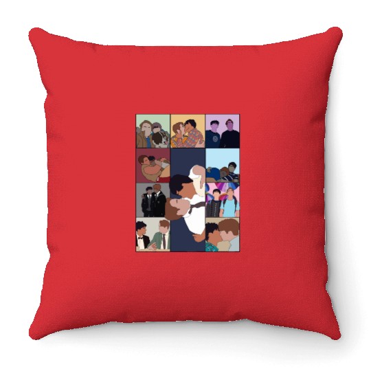 the Heartstopper Eras Tour Throw Pillows