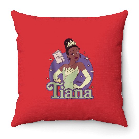 Disney Princess Tiana Zip Throw Pillows
