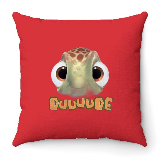Disney Pixars Finding Nemo Surfing Baby Turtle Dude Throw Pillows