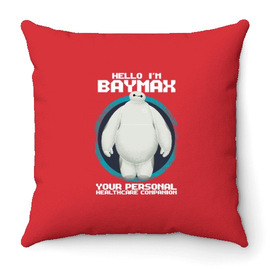 Disney Big Hero 6 Hello Im Baymax Graphic Throw Pillows