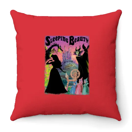 Disney Sleeping Beauty Aurora Maleficent Throw Pillows