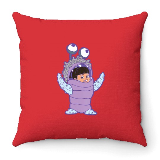 Womens Disney and Pixars Monsters Inc. Boo Pink VNeck Throw Pillows