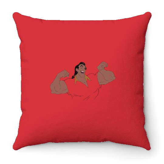 Disney Beauty And The Beast Gaston Portrait Throw Pillows