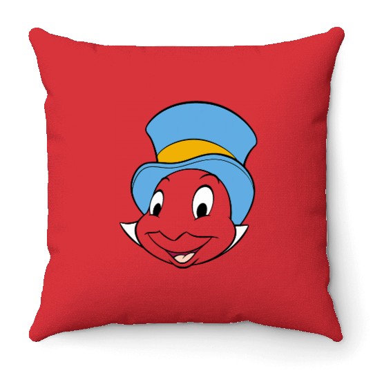 Disney Pinocchio Jiminy Cricket Big Face Throw Pillows