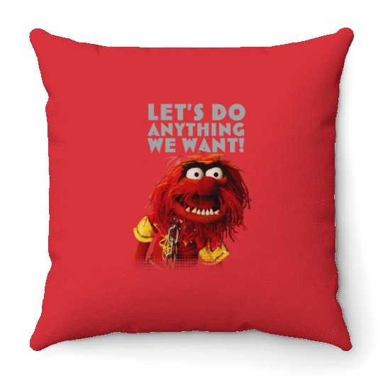 Disney The Muppets Lets Do Anything We Want Animal Throw Pillows