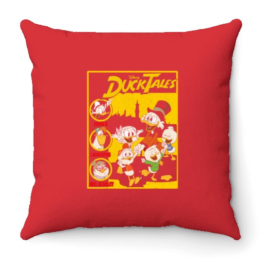 Disney DuckTales Comic Book Cover Throw Pillows