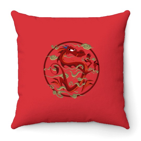 Disney Mulan Mushu Inner Circle Graphic Throw Pillows