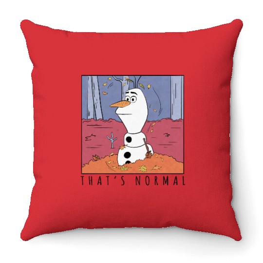 disney frozenss 2 Olaf Thats Normal Throw Pillows