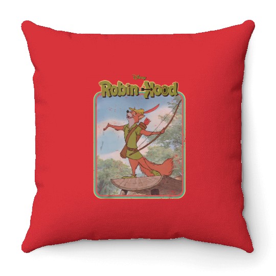 Disney Robin Hood Retro Tank Top Throw Pillows