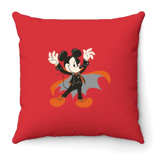Disney Halloween Mickey Mouse Magic Art Throw Pillows