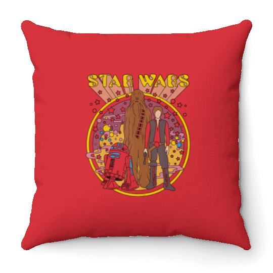 Star Warsss Vintagess Psych Rebels Disney Tank Top Throw Pillows