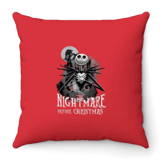 Jack Skellington Nightmare Before Christmas Halloween Throw Pillows, Disney Halloween Party