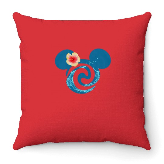 Moana Mickey Ears Throw Pillows, Disney Moana Throw Pillows