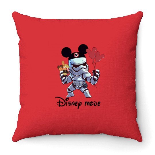 Stormtrooper Mickey Balloon Throw Pillows, Disney Star Wars Ice Cream Throw Pillows