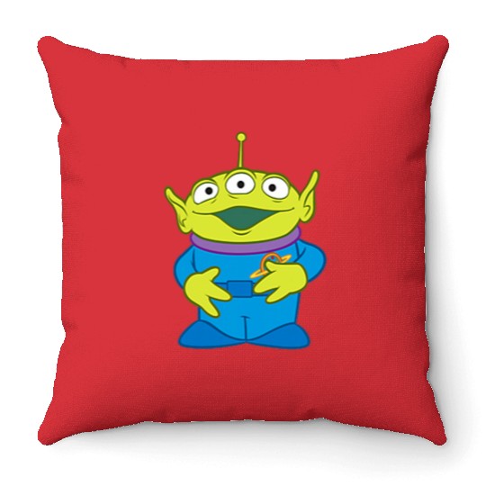 Disney Pixarss Toy Story Pizza Planetss Alien Pocket Throw Pillows