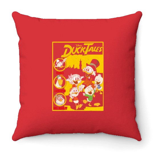 Disney DuckTales Comic Book Cover Throw Pillows