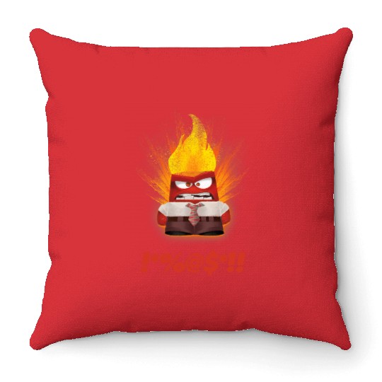 Disney Pixarss Inside Out Angry Throw Pillows