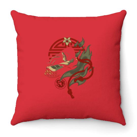 Disney Mulan Fighting Spirit Graphic Throw Pillows