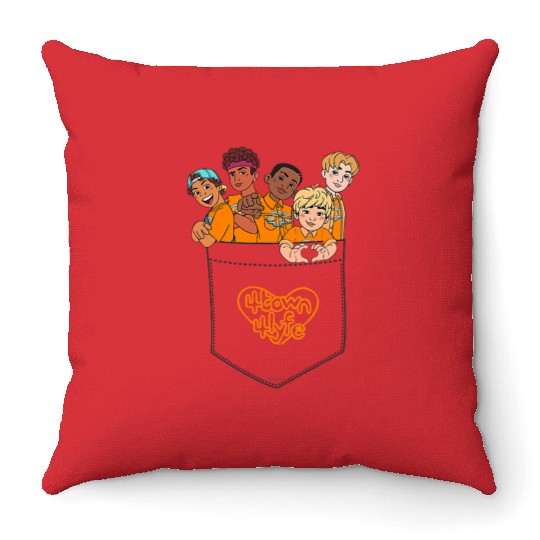 Disney Pixarss Turning Red 4Town Pocket Throw Pillows