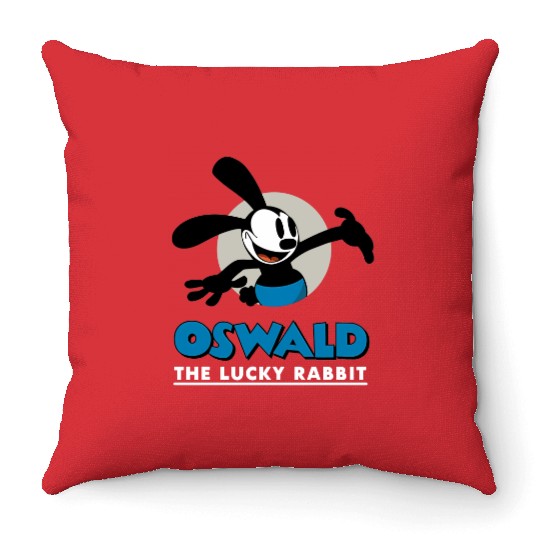 Disney Oswald the Lucky Rabbit vintage Throw Pillows, Disney Oswald Throw Pillows