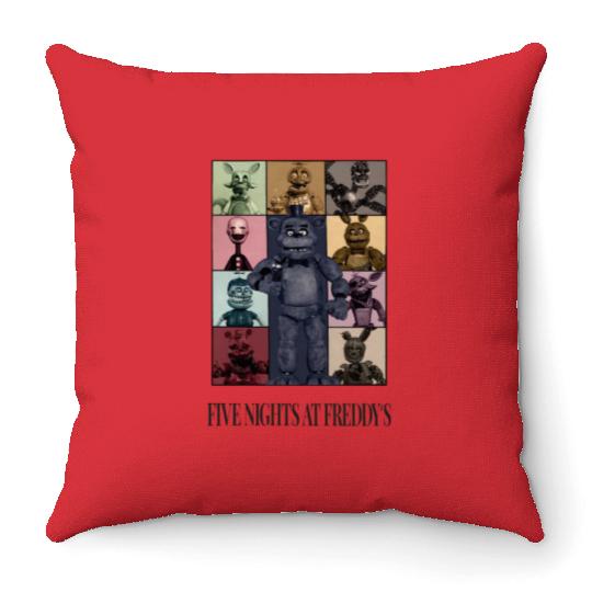 Five Nights At Freddys Eras Tour Essential Throw Pillows