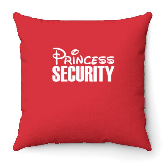 Disney Princess Security, Disney Throw Pillows, Disney Dad Throw Pillows