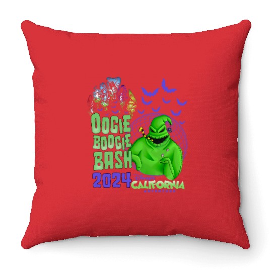 Disney California Adventure Oogie Boogie Bash 2024 Throw Pillows, Nightmare Before Christmas
