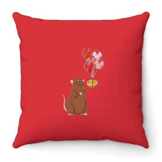 Disney Emile Balloon Mickey Ears Throw Pillows, Remy's Ratatouille