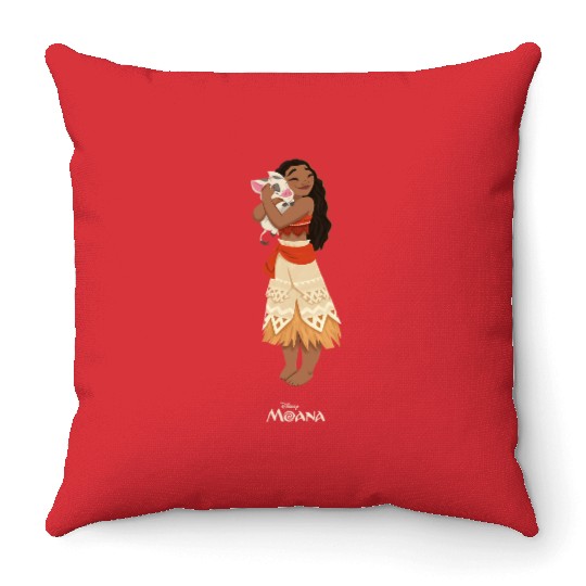 Disney Moana and Pua Throw Pillows