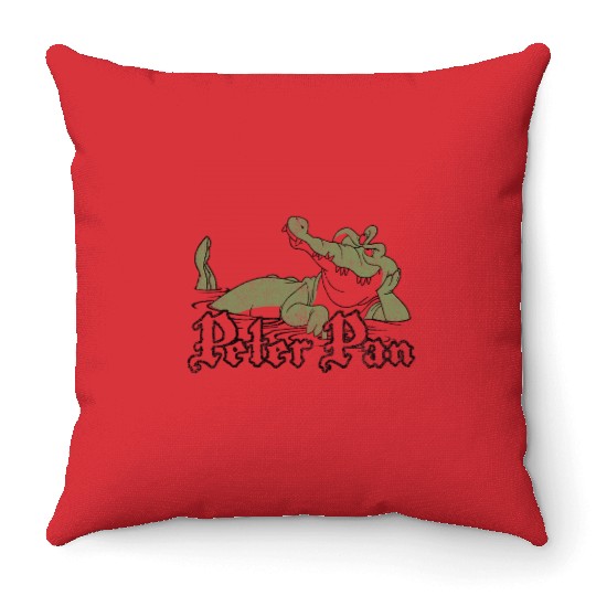 Disney Peter Pan TickTock The Crocodile Throw Pillows