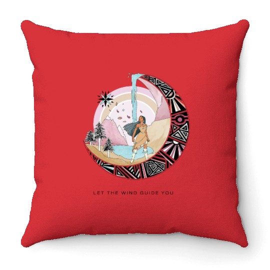 Disney Pocahontas Let The Wind Guide You Throw Pillows