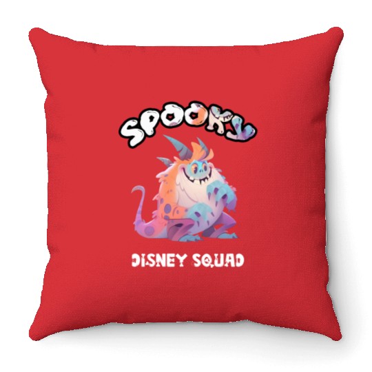 Spooky Disney Suad Essential Throw Pillows