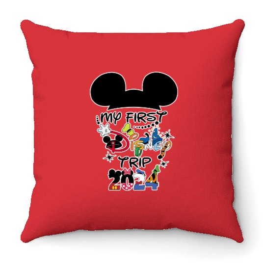 Disney Trip Throw Pillows, Mickey Throw Pillows, Mickey Ears, Disney Mickey Throw Pillows