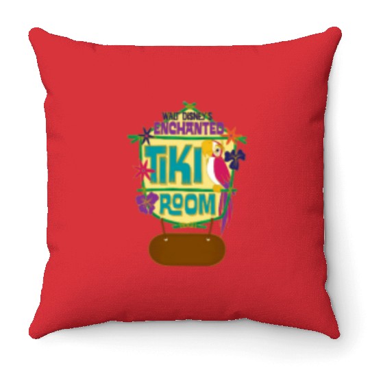 Walt Disneys Enchanted Tiki Room Throw Pillows