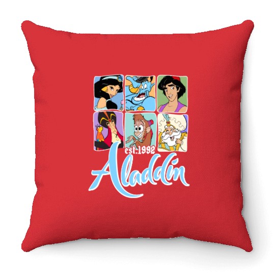 Disney Aladdin Characters Group Throw Pillows