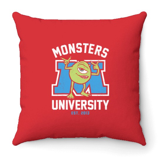 Monsters Inc Wazowski Throw Pillows, Disney Monsters Throw Pillows