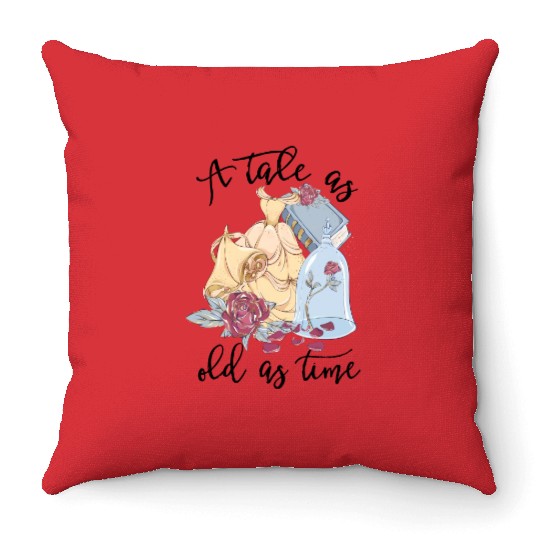 Disney Princess Throw Pillows, Beauty And The Beast Throw Pillows