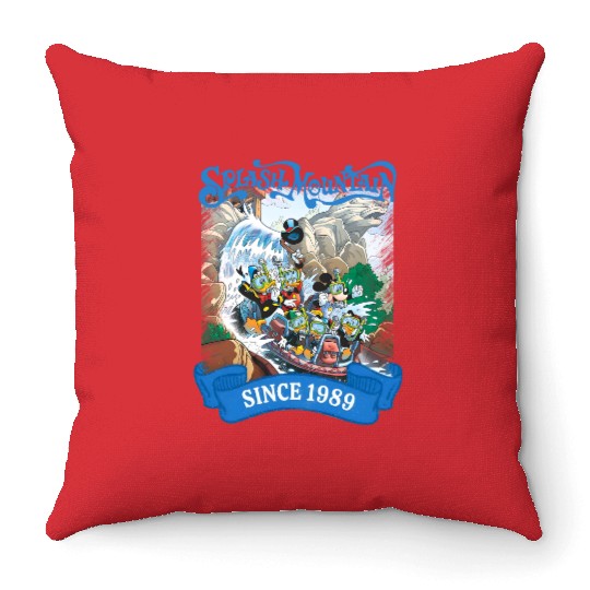 Disney Splash Mountain Vintage Throw Pillows, Splash Mountain,