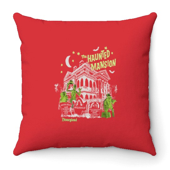 Disneyland the Haunted Mansion Throw Pillows